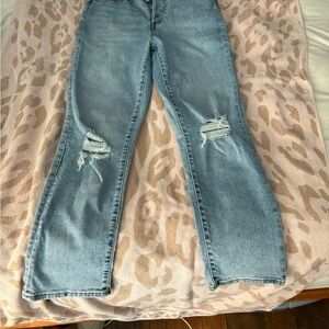 Levi’s Women's Distressed Blue Jeans